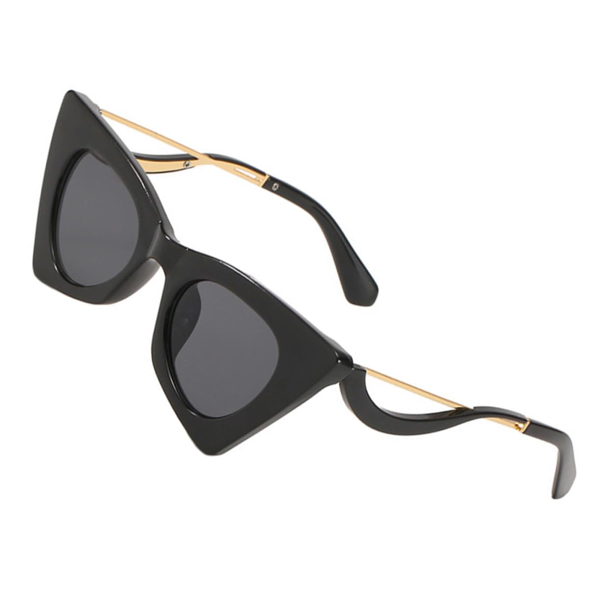 LIFKOME Cat Eye Sunglasses Ergonomic Design Ideal for Parties Shopping and Traveling