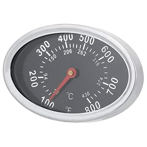 DEWIN Stainless Steel BBQ Grill Thermometer Cover