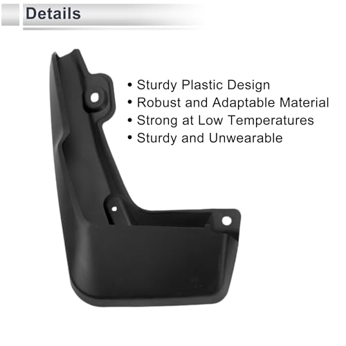 Image of X AUTOHAUX 1set Front and Rear Mud Flaps Splash Guards Mud Guards for Acura CDX 2021-2023 W /Mount Accessories