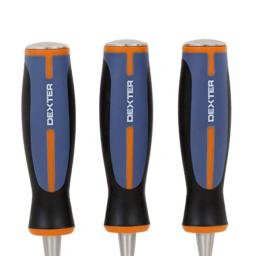 Stechbeitel Set Dexter mit 3 Holzmeisseln in 4, 10 und 20 mm