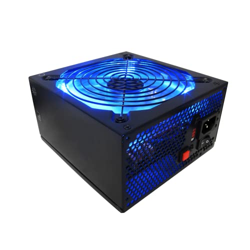 Raidmax Power Supply with Fan RX-530SS, Black/Blue