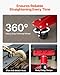 VEVOR Auto Body Frame Puller Straightener, 6T Tension Car Body Repair Equipment with 6000PSI Hydraulic Foot Pump & Swivel Post, Includes 16 Straightening Tools, for Auto Repair Shop, Sedan SUV Pickup