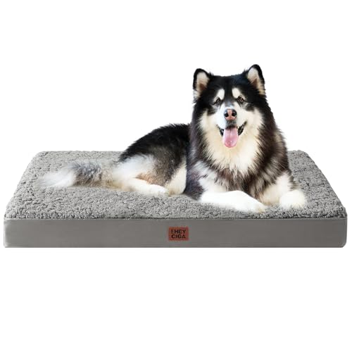 Image of EHEYCIGA Orthopedic Dog Bed Extra Large with Removable Washable Cover, 50IN