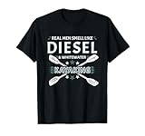 Les Vrais Hommes sentent Le Kayak Diesel et d'eau vive T Shirt