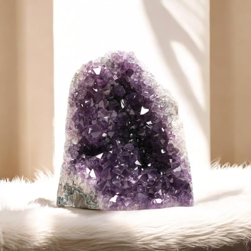 KALIFANO Large Tree of Life (1,251 Gemstone Count) Chakra Crystal Tree with Healing Properties - NAtural Amethyst Geode Cluster