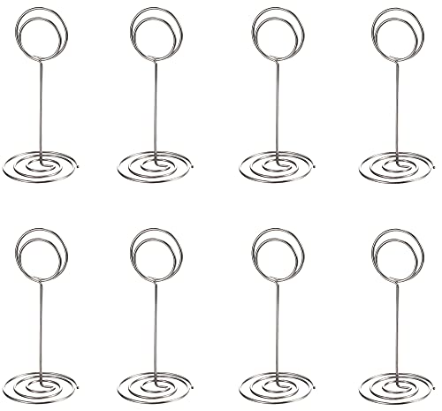Image of 20 Pack Table Number Holders Place Card Holder Photo Picture Holder for Wedding, Birthday Party