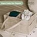Parker Baby Diaper Caddy - Nursery Storage Bin and Car Organizer for Diapers and Baby Wipes - Oatmeal, Regular