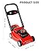 Kids Lawn Mower with Realistic Grass-Cutting Action and Sounds – No Batteries Required | Fun Outdoor Push Toy, Birthday Gift & Holiday Present for 3, 4, 5, 6, 7, 8 Year Old Boys and Girls (Red)