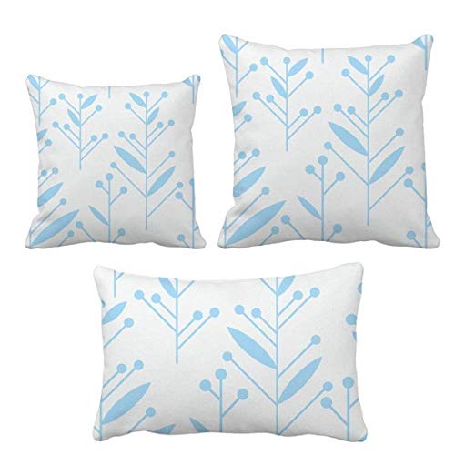 Coussin fleur bleue avec insert cadeau idéal décoration canapé maison