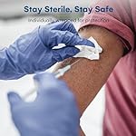 Care Touch Alcohol Wipes Individually Wrapped - Prep Pads with 70% Isopropyl Alcohol, Great for Home, Medical & First Aid Kits Sterilized, Antiseptic 2-Ply Swabs 400 Count - Image 4