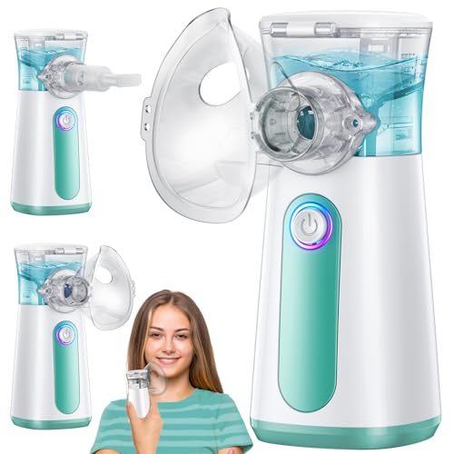 Aerosol ultrasónico portátil y silencioso, recargable por USB-C, para adultos y niños.
