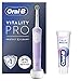 Oral-B Vitality Pro Electric Toothbrushes For Adults, 1 Handle, 1 Toothbrush Head, 3 Modes Including + Sensitivity & Gum Calm Toothpaste, 2 Pin UK Plug, Purple