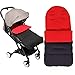Anntry Footmuff, bolsa de dormir para bebé, universal, para niños pequeños con cochecito, cochecito anexo. Estera para pies.