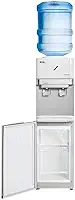 Bebedouro de Coluna para Garrafão com Armário Eos Mineralle Compressor Branco Ebc01bca 110v