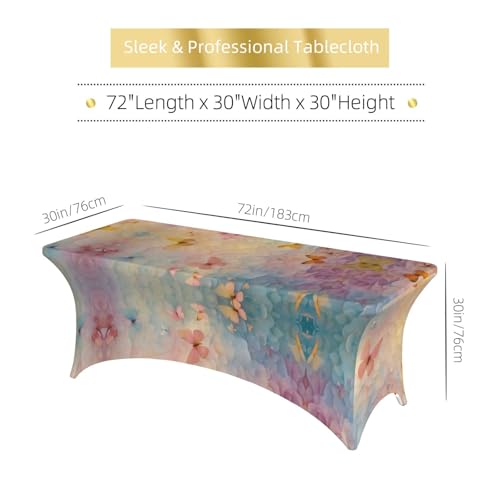 Nappe stretch élasthanne table 1,8m pour éliminer les plis sans repassage