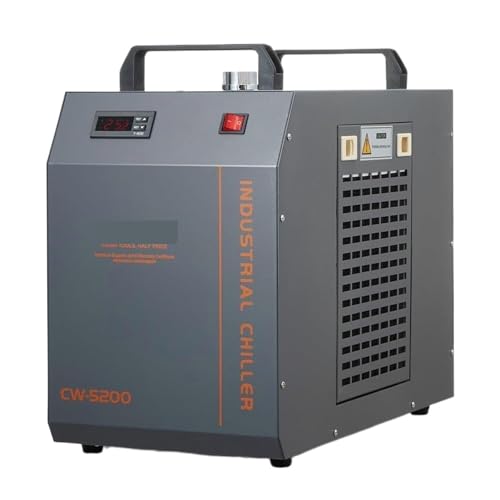 Industrial Water Chiller CW-5200 Built-in Compressor 7L Water Tank 13Lmin Flow Rate for Machine
