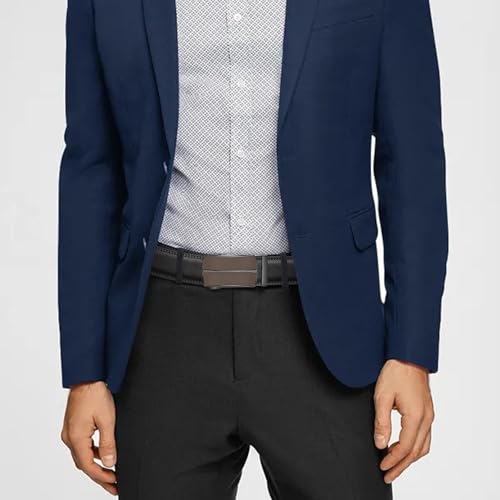 New Men's Belt Two-layer Cowhide Casual Automatic Buckle Mat Belt Men's Jeans Comfortable Fashion Outdoor Sports Stretch4