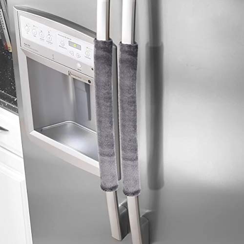 Comforfeel Refrigerator Door Kitchen Appliance Handle Covers, Keep Your Kitchen Appliance Handle Clean (Gray)