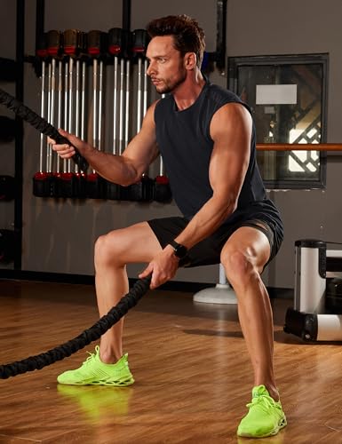 MAGCOMSEN Men's Tank Top Cotton Muscle Workout Gym Shirts Moisture Wicking Lightweight Summer Casual Sleeveless Shirts2