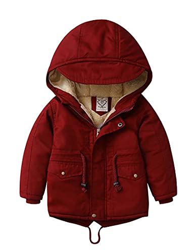 Image of Boys Girls Winter Outwear Coats, Kids Warm Outfits,Windproof Jacket for Toddler 1-8Y