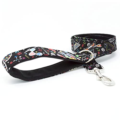 Candypet - Dog Leash - 120 Cm Cotton With Padded Soft Shell Handle, Science