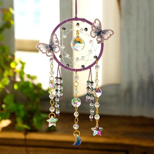 Mannikin With Device Crystal Prism Suncatcher Purple - Image 4