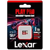 Lexar PLAY PRO microSDXC Expressカード 1TB 最大読込900MB/s 最大書込600MB/s Nintendo Switch 4K動画 ドローン対応 防水 耐衝撃 国内正規品