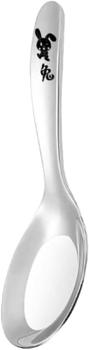 2PC- stainless steel polished 's spoon household fresh and exquisite personality -316 's spoon-rabbit