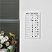 MEMORY FISH 2 Pieces Chore Chart for Multiple Kids,Portable Chore Chart Memo Plastic Board,Checklist Board Detachable Reusable Planner Board for Home Reminder Tool,Daily to Do List,4.7x7.9 Inch