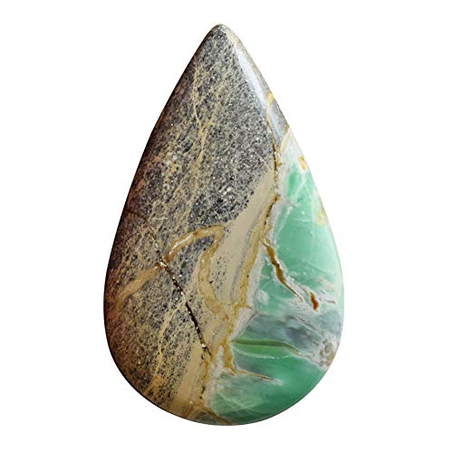 Pendentif poire poli à la main, le cadeau symbolique et attentionné à offrir