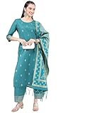 ketchup bimby misya Set etnico da donna Ketch Set etnico da donna a tre quarti con vestibilità regolare, verde, S