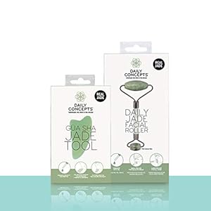 Princess Jade – Daily Jade Facial Roller + Gua Sha Jade Facial Tool