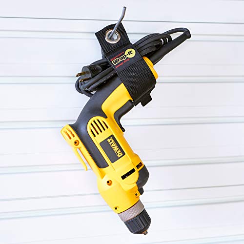 Wrap-It Storage Heavy-Duty Straps, 13-Inch (6 Pack) - Hook And Loop Extension Cord Organizer Hanger, Cord Wrap, Cable Straps For Cables, Hoses, Rope For Home, Rv And Garage Storage And Organization #TOP6