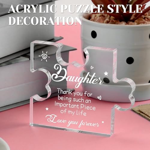 Image of Heart shaped plaque gift (Daughter)
