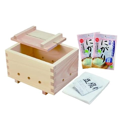 EDOYA Tofu Maker Kit Made in Japan Hinoki Wood with