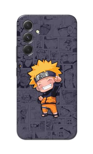 Image of Plastic Printfidaa Printed Hard Back Cover Case For Samsung Galaxy A54 5G Back Cover (Famous Anime Cartoon Character) -112,Multicolor