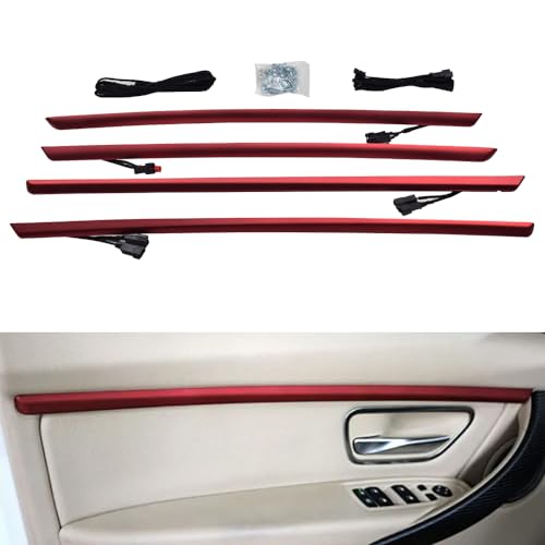 Tira de luces LED puerta BMW F30 soluciona desgaste de lámpara de ambiente vieja