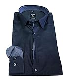 OLYMP Hemd, Body fit, Level 5, Langarm, Anthra, strukturiert m. Kontrast (4887.09.68) (41)