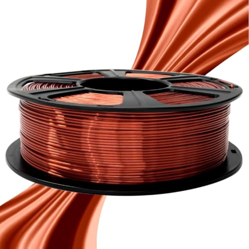 Image of GIANTARM 3D Printer Filament, 2kg Silk Copper Pla Filament,1.75mm Dimension Accuracy + /- 0.02mm,for Most 3D FDM Printer