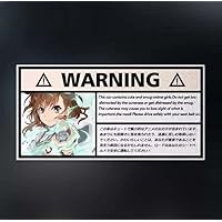 御坂美琴 とある科学の超電磁砲 自転車ステッカー ステッカー 常盤台 痛チャリ 御坂美琴 とある科学の超電磁砲 自転車ステッカー ステッカー