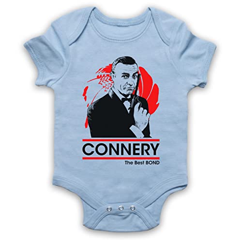 Body bébé Sean Connery barboteuse en coton pour partager votre passion du cinéma