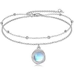 03-Moonstone Anklet