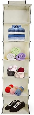Stone and Clark Hanging Closet Storage for Homes, Dorms & Craft Rooms | Hanging Storage Shelves for Shoes, Sweaters and Towels | Hanging Storage Shelves (Individual Organizer (Shelves Only))