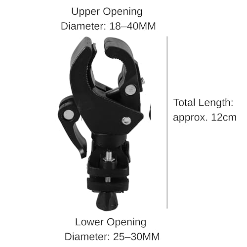 Marsrut 2pcs Cane Holder for Walker & Wheelchair – Crutch Stand Walking Stick Scooter Cane Support, Stick Bracket Accessories for Drive Rollator, Seniors & Elderly Mobility Aid - Thumbnail 2