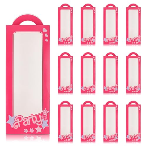 12 peças sacos de papel para doces bar-bi, sacos de presente para crianças, sacos de presentes pequenos para festas de aniversário infantis, casamentos, festas temáticas