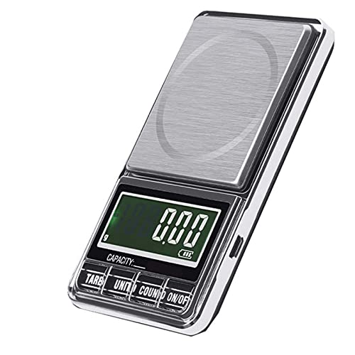 Báscula Digital Mini de Bolsillo para Joyería Acero Inoxidable miniatura 1