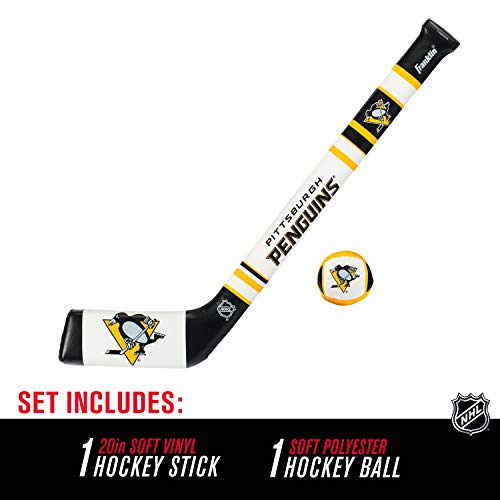Image of Franklin Sports NHL Team Mini Soft Hockey Stick Set - NHL Team Soft Foam Mini Hockey Stick and Ball - Great Toy for Kids