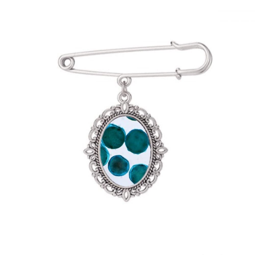 Broche créature bleue pour fixer et ajuster un châle ample - 5