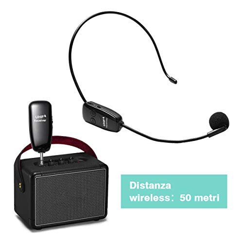 ZITFRI UHF Microfono Wireless Archetto