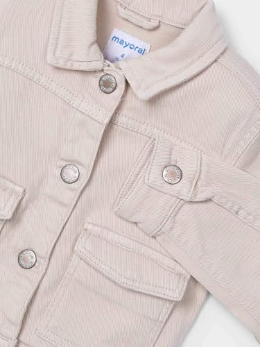 Mayoral Twill jacket for Girls Sand3